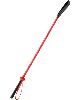 Cravache rigide rouge 